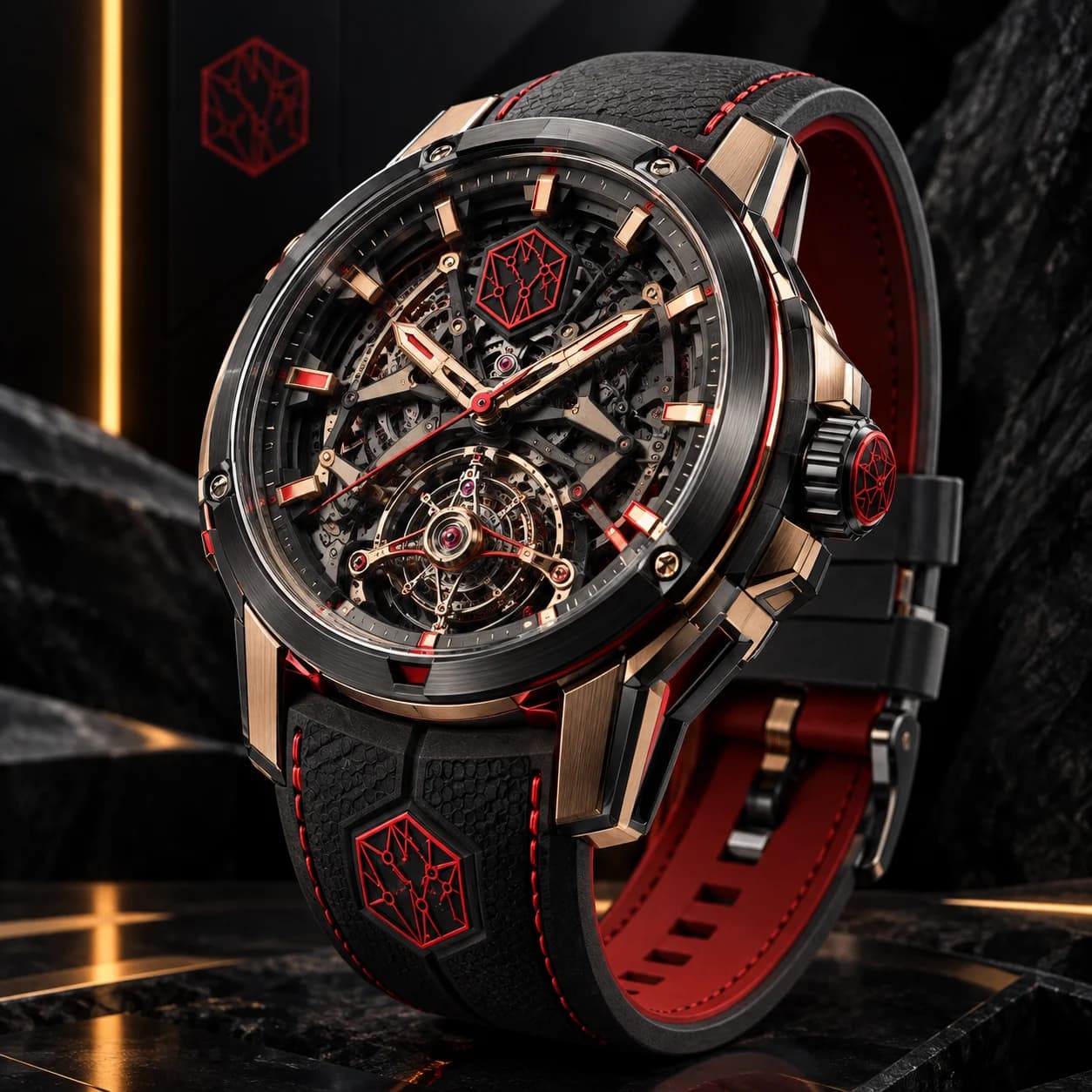 VAULT 01 Onyx mechanical watch preview